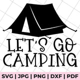 let's go camping svg file