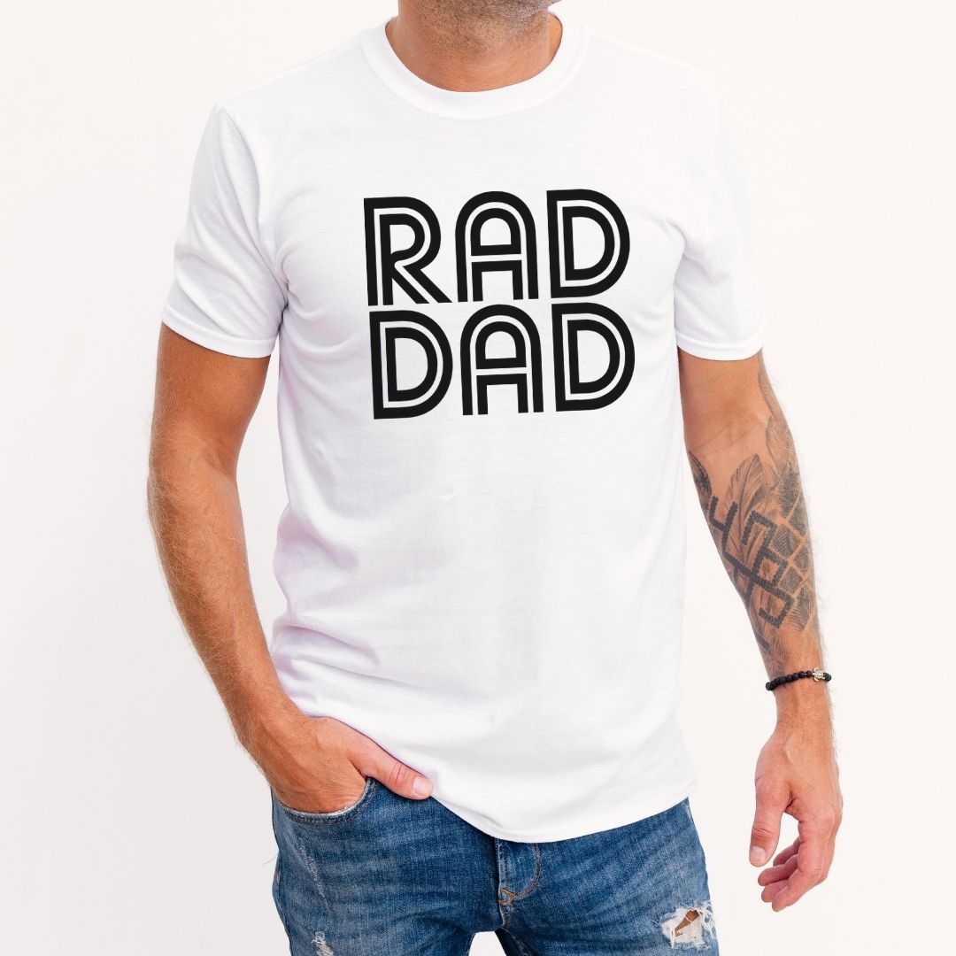 Rad Dad Father's Day Shirts + SVG Files - Happiness is Homemade