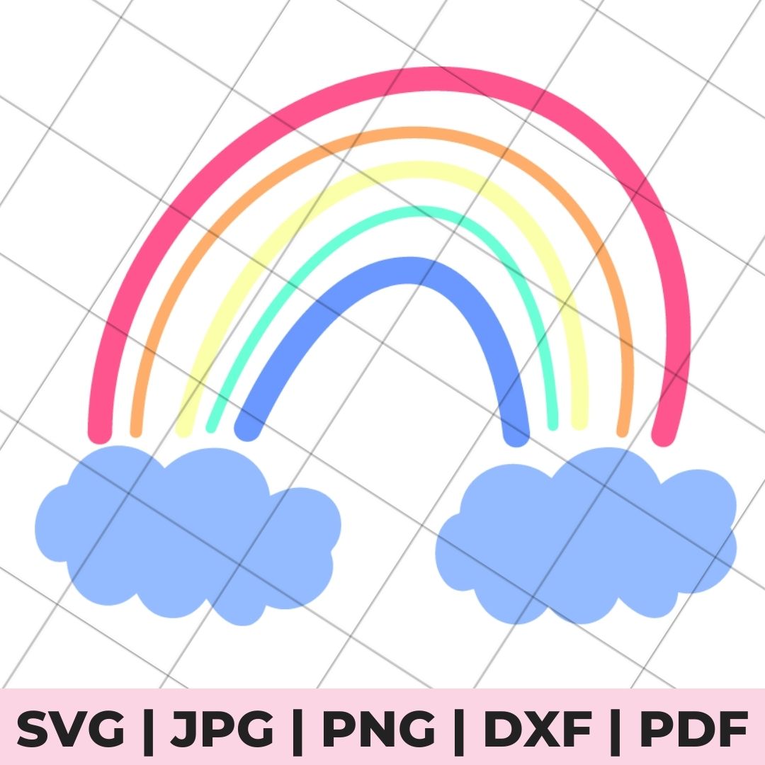 Rainbow SVG File – The Country Chic Cottage