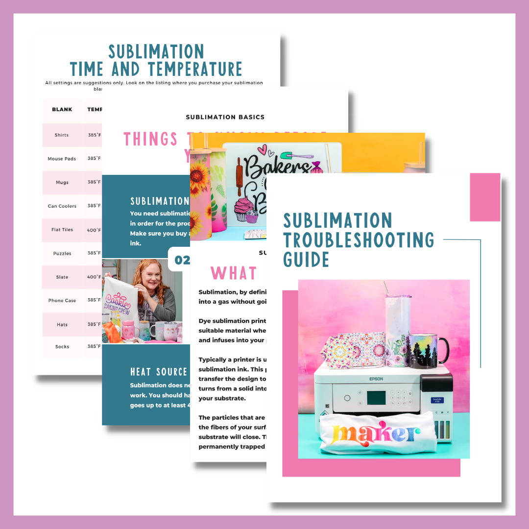 Sublimation Printer Troubleshooting Guide & FAQs– Debbie Does Design