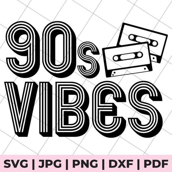 90's vibes svg file