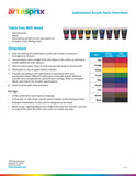 Artesprix Sublimation Acrylic Paint Bundle (9)