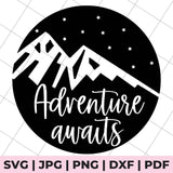 adventure awaits svg file