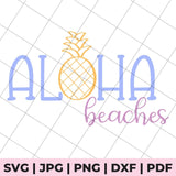 aloha beaches SVG file