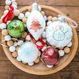 christmas shapes on ornaments