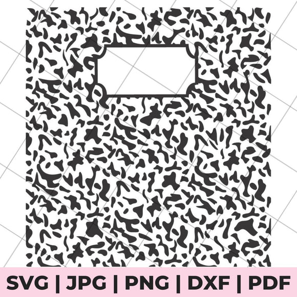 composition notebook svg file