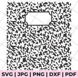 composition notebook svg file