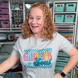 creative soul shirt with dark text on a light shirt