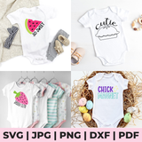 cute onesie svg bundle