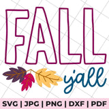 fall y'all svg file