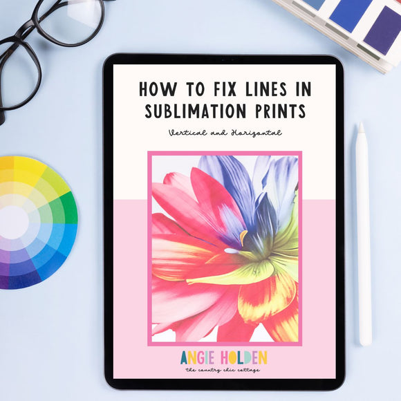 fix lines in sublimation prints ebook