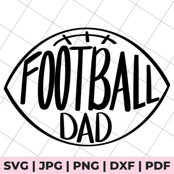 football Dad svg file