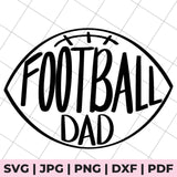 football Dad svg file