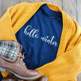 hello winter shirt