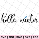 hello winter svg file