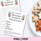 holiday cookie exchange party invitation