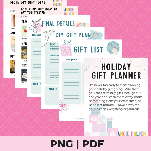 holiday gift planner ebook