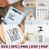 kitchen svg bundle