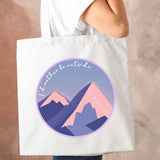 i'd rather be outside sublimation tote