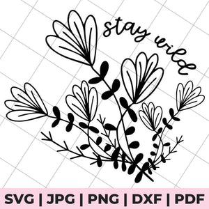 stay wild svg file