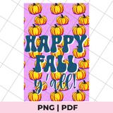 fall garden flag sublimation png file