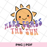 here comes the sun sublimation png file