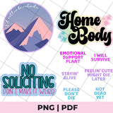 Solitude Vibes Sublimation Bundle