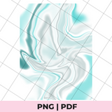 Marble pattern design with blue and white colors on a grid background