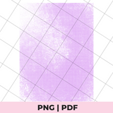 Gradient purple color swatch with grid lines on a white background