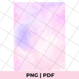 Gradient grid design with pastel colors on a white background, featuring 'PNG' and 'PDF' formats.