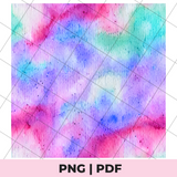 Colorful abstract pattern with grid lines and 'PNG | PDF' text at the bottom.