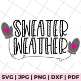 sweater weather svg file