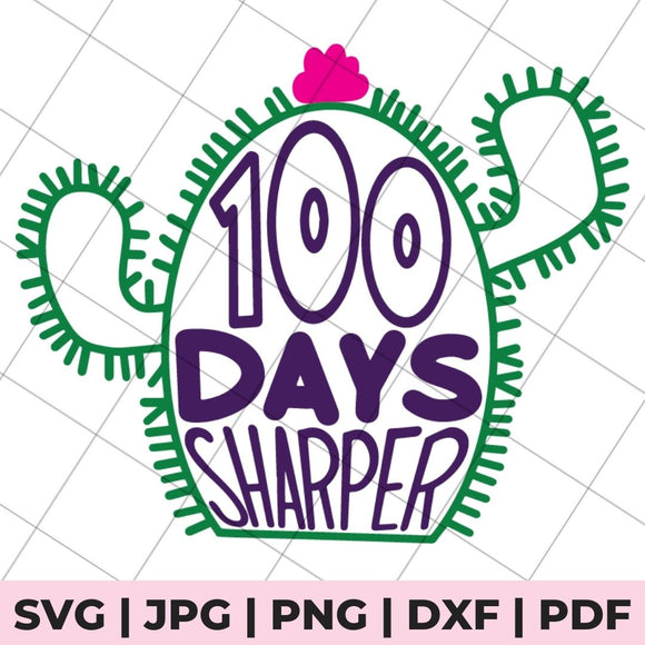 100 days sharper svg file