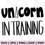 unicorn in training svg file