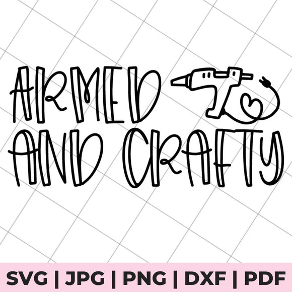 armed and crafty svg file