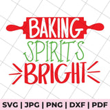 baking spirits bright svg file