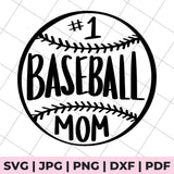 baseball mom svg file