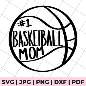 basketball mom svg file