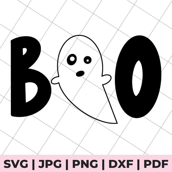 boo ghost svg file