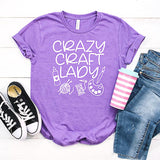 crazy craft lady shirt