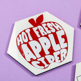 apple cider coaster