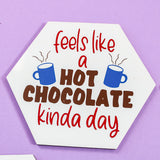 hot chocolate coaster