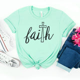 faith with cross shirt
