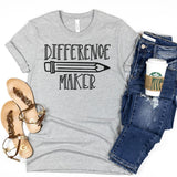 difference maker teacher shirt