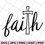 faith with cross svg file