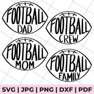 football family svg file bundle
