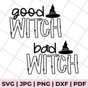 good witch bad witch svg file