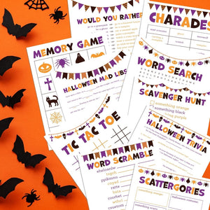 halloween printable activity pack