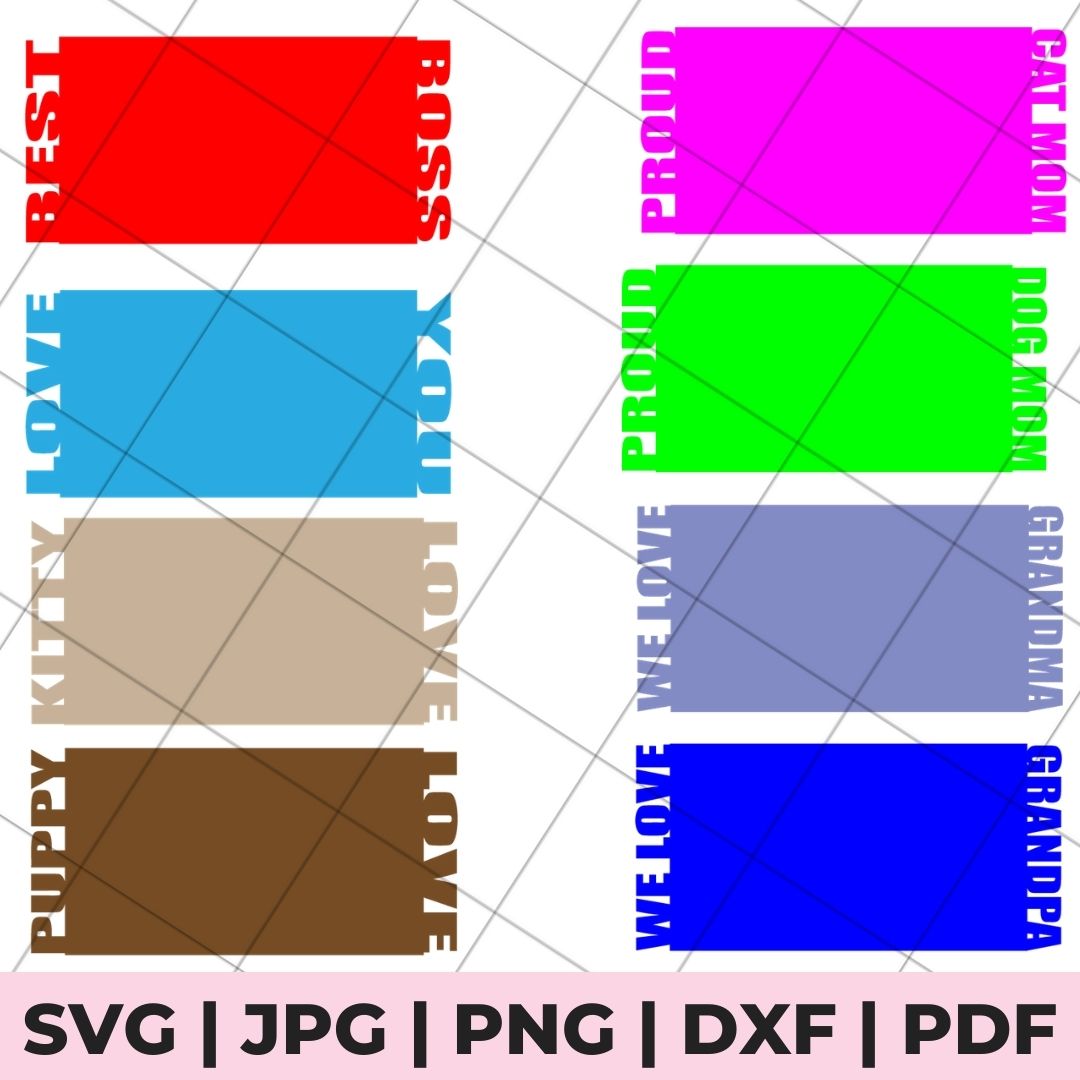 Set of 8 Mug Wrap SVG Templates – The Country Chic Cottage