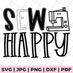 sew happy svg file